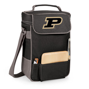 Purdue Boilermakers Duet Wine & Cheese Tote - Grey