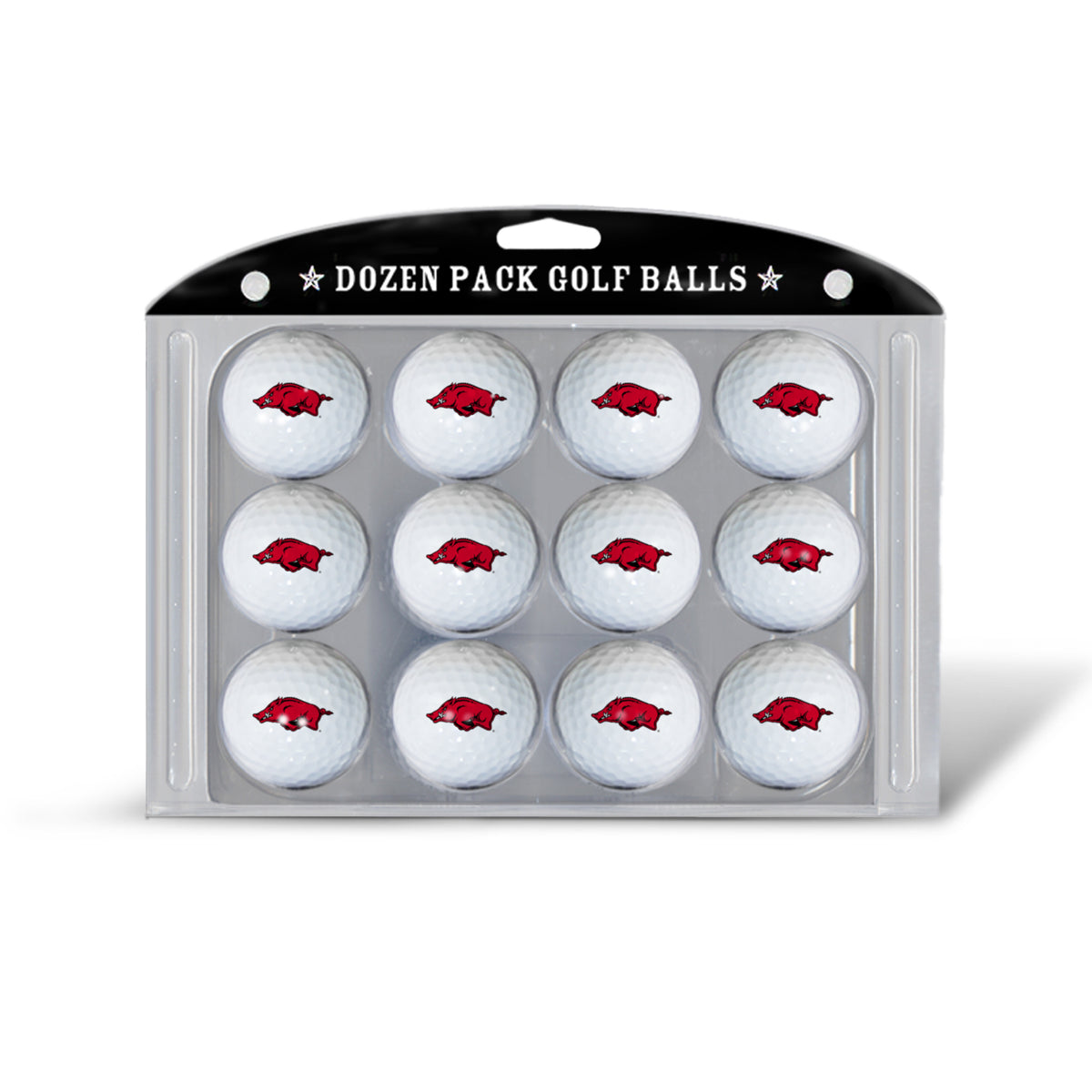 Arkansas Razorbacks Dozen Pack Golf Balls