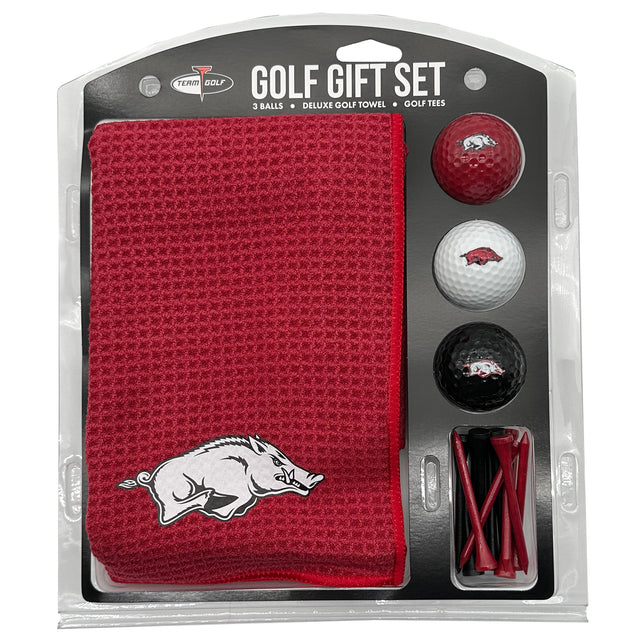 Arkansas Razorbacks Microfiber Towel Golf Gift Set