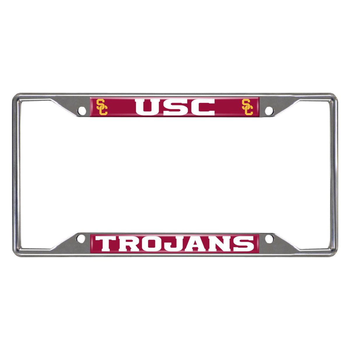 University of Southern California Chrome License Plate Frame