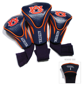 Auburn Tigers 3 Pack Embroidered Contour Golf Headcovers