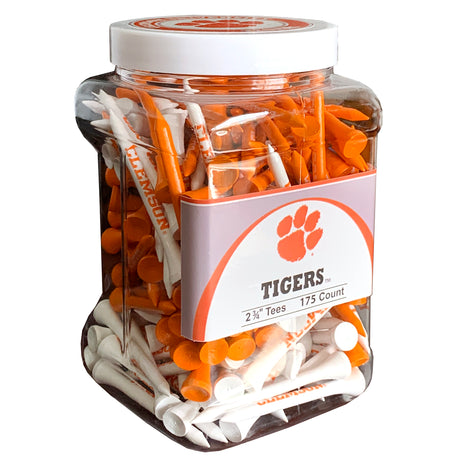 Clemson Tigers 175 Golf Tee Jar