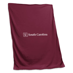 South Carolina Maroon Sweatshirt Blanket (Screened) - Logo Brands