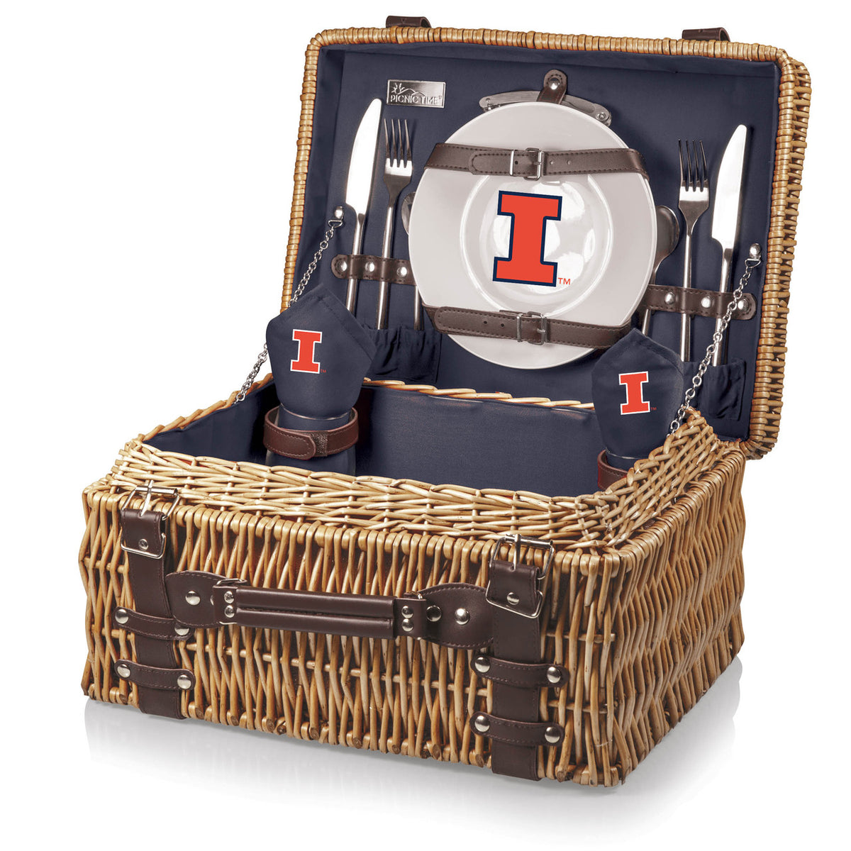 Illinois Fighting Illini Champion Picnic Basket