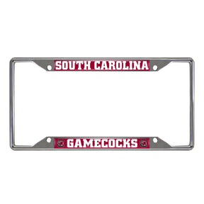 University of South Carolina Chrome License Plate Frame