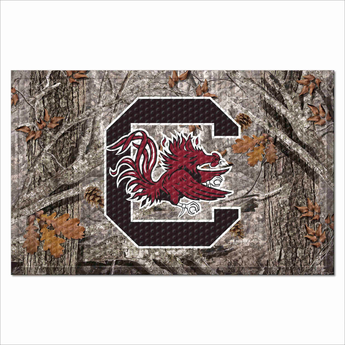 University of South Carolina Camo Scraper Mat