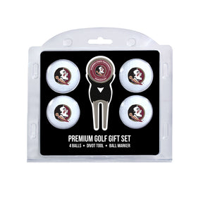 FSU Seminoles 4 Golf Balls And Divot Tool Gift Set