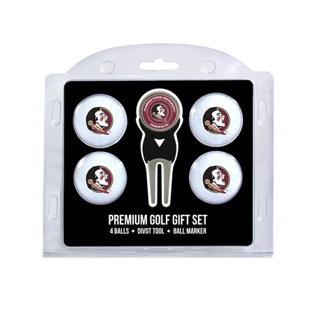 FSU Seminoles 4 Golf Balls And Divot Tool Gift Set