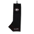 Georgia Bulldogs Tri-Fold Embroidered Scrubber Golf Towel
