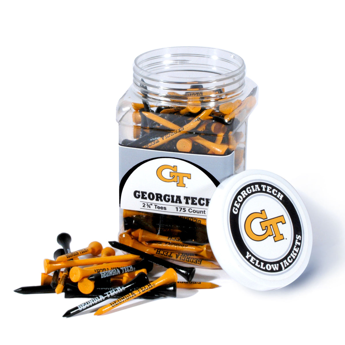 Georgia Tech Yellow Jackets 175 Golf Tee Jar