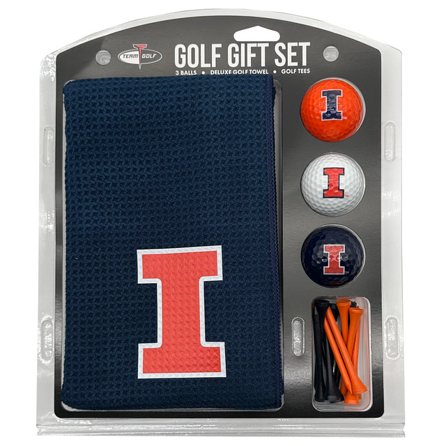 Illinois Fighting Illini Microfiber Towel Golf Gift Set