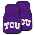 Texas Christian University  2-pc Carpet Car Mat Set - Logo Brands