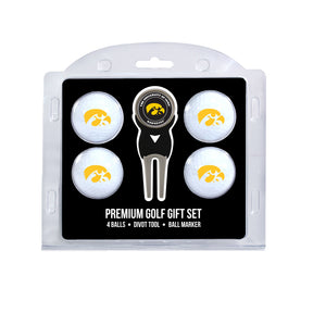 Iowa Hawkeyes 4 Golf Balls And Divot Tool Gift Set