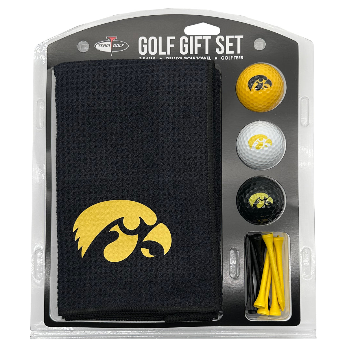 Iowa Hawkeyes Microfiber Towel Golf Gift Set