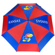 Kansas Jayhawks  Double Canopy Wind Proof Golf Umbrella