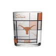Texas 12oz Quilted Stained Rocks Glass