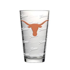 Texas 16oz Ghost Stained Pint Glass