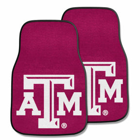 Texas A&M University 2-pc Carpet Car Mat Set