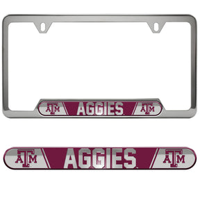 Texas A&M University Embossed License Plate Frame