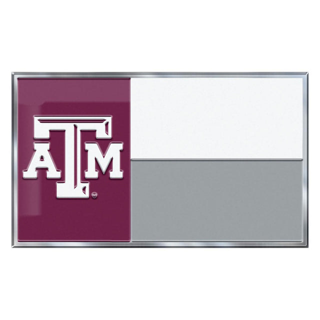 Texas A&M University Embossed State Flag Emblem