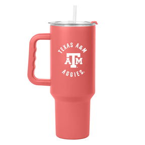 Texas A&M 40oz Coral Powder Coat Tumbler