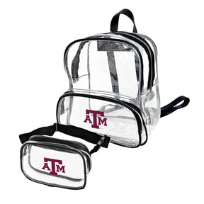Texas A&M Clear Backpack & Belt Bag Set