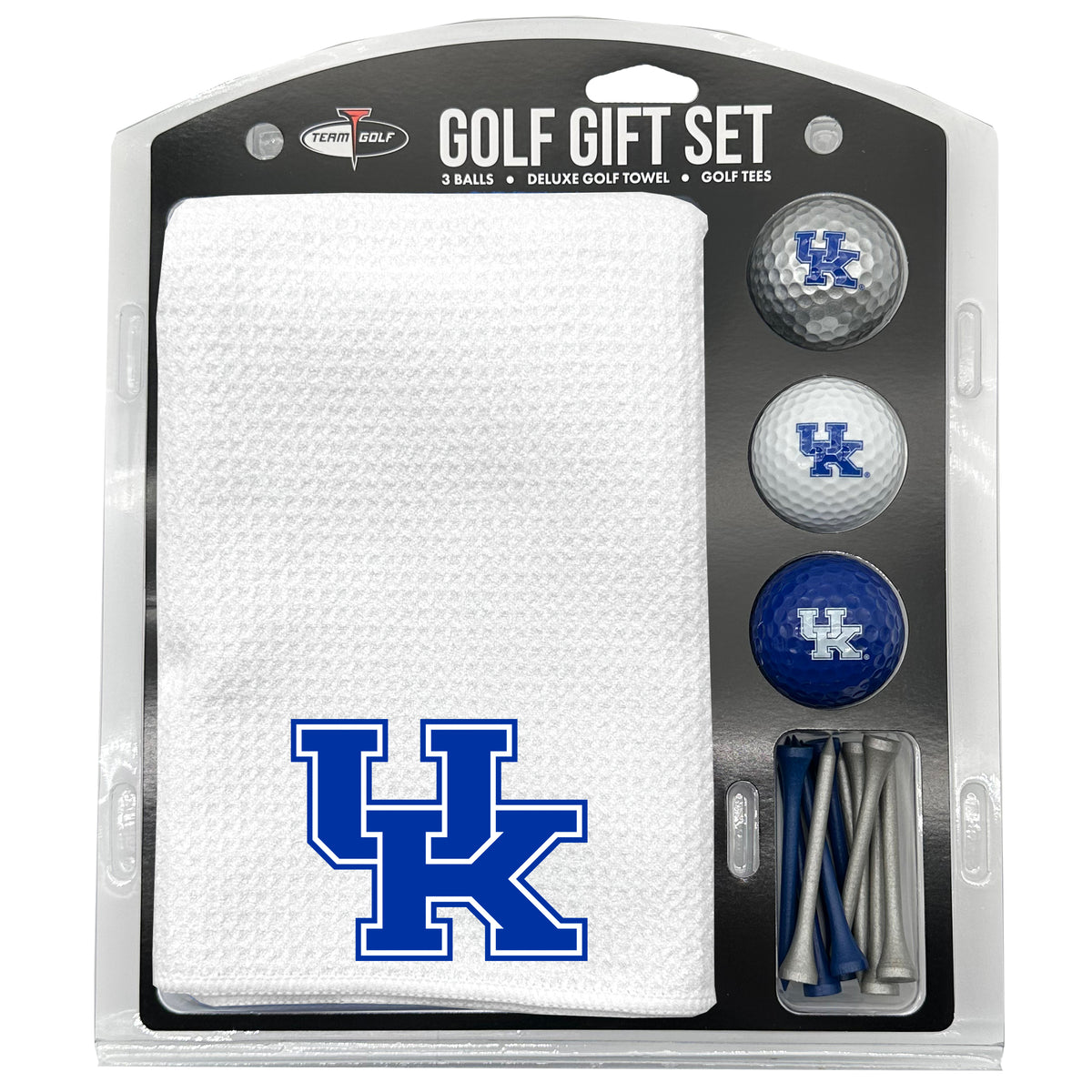 Kentucky Wildcats Microfiber Towel Golf Gift Set - White