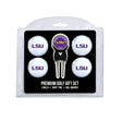 LSU Tigers 4 Golf Balls And Divot Tool Gift Set