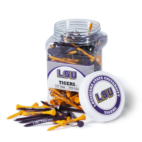 LSU Tigers 175 Golf Tee Jar