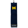Michigan Wolverines Tri-Fold Embroidered Scrubber Golf Towel