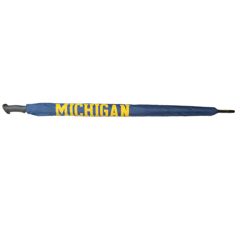 Michigan Wolverines  Double Canopy Wind Proof Golf Umbrella