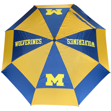 Michigan Wolverines  Double Canopy Wind Proof Golf Umbrella
