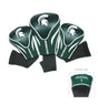 Michigan State Spartans 3 Pack Embroidered Contour Golf Headcovers