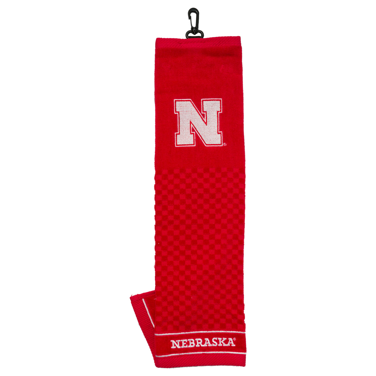Nebraska Huskers Tri-Fold Embroidered Scrubber Golf Towel