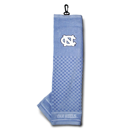 North Carolina Tarheels Tri-Fold Embroidered Scrubber Golf Towel