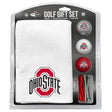 Ohio State Buckeyes Microfiber Towel Golf Gift Set - White
