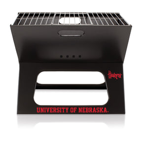 Nebraska Huskers Portable Charcoal BBQ Grill