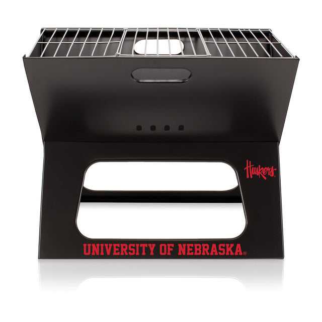 Nebraska Huskers Portable Charcoal BBQ Grill
