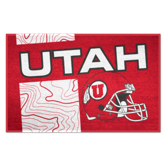 University of Utah Starter Mat - Uniform - Logo Brands
