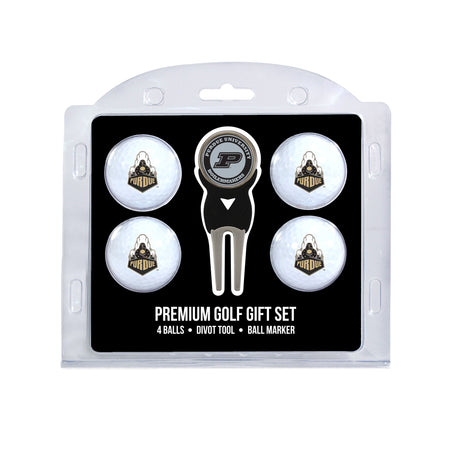 Purdue Boilermakers 4 Golf Balls And Divot Tool Gift Set