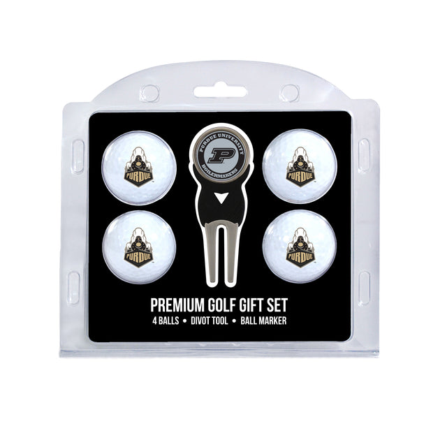 Purdue Boilermakers 4 Golf Balls And Divot Tool Gift Set