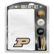Purdue Boilermakers Microfiber Towel Golf Gift Set - White
