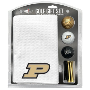 Purdue Boilermakers Microfiber Towel Golf Gift Set - White