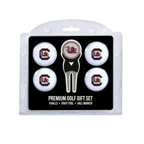 South Carolina Gamecocks 4 Golf Balls And Divot Tool Gift Set