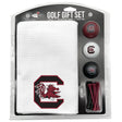 South Carolina Gamecocks Microfiber Towel Golf Gift Set - White