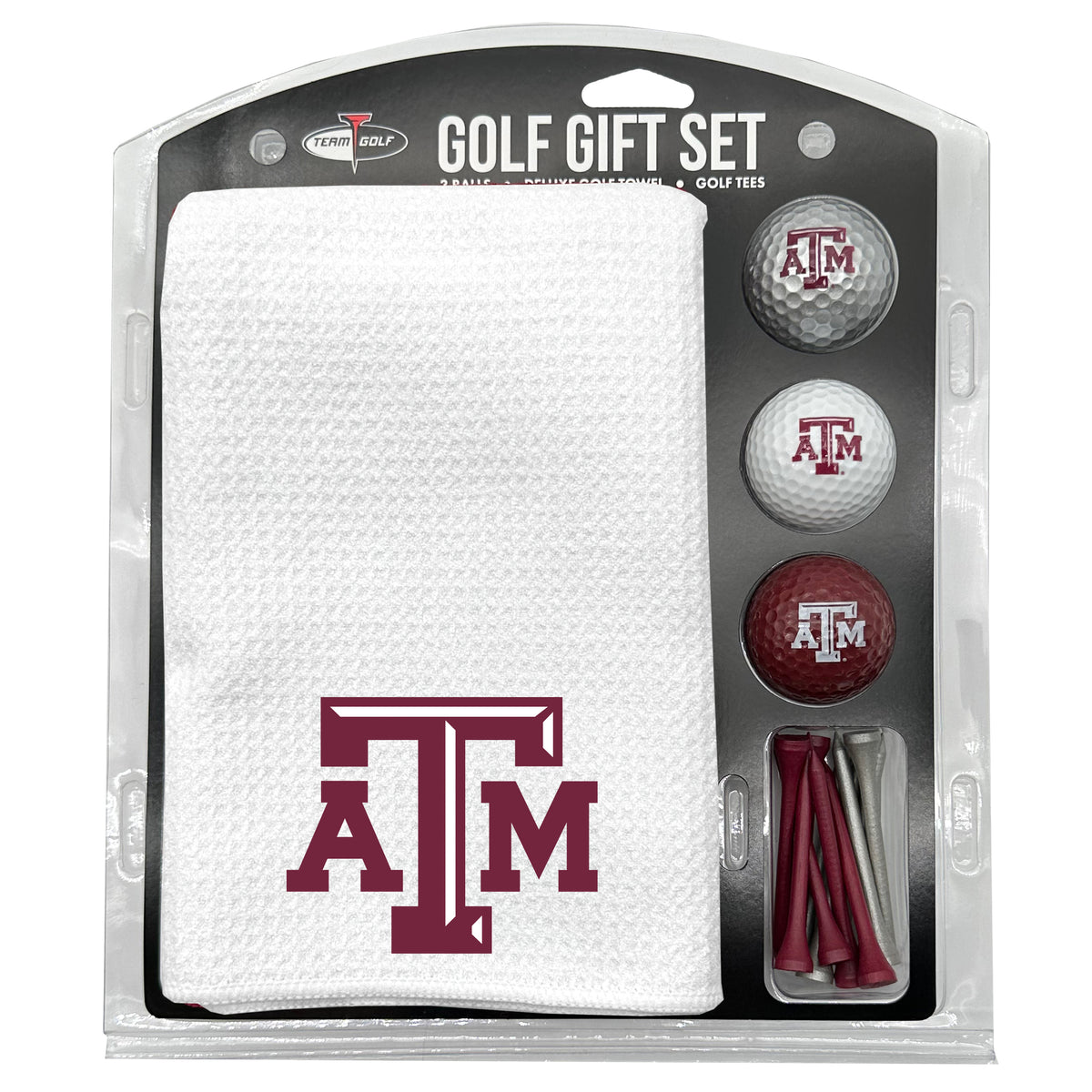 Texas A&M Aggies Microfiber Towel Golf Gift Set - White