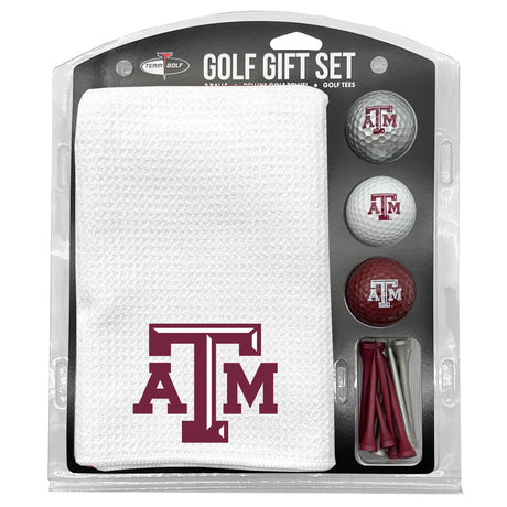 Texas A&M Aggies Microfiber Towel Golf Gift Set - White
