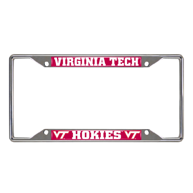 Virginia Tech Chrome License Plate Frame
