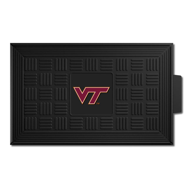 Virginia Tech Medallion Door Mat
