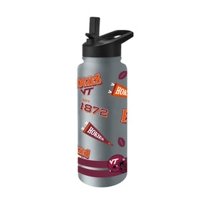 Virginia Tech 34oz Native Quencher Bottle - Logo Brands